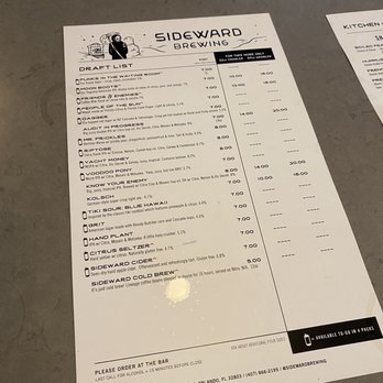 Sideward Brewing Co - Breweries Near Me - Orlando, Florida