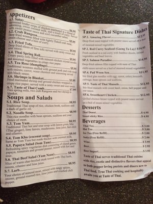 Menu photo 6 Taste of Thai 2 Navarre, FL Menu photo 6 Taste of Thai 2 Navarre, FL
