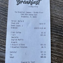 $3.75 a coffee? $10 for biscuits and gravy? $3.75 a coffee? $10 for biscuits and gravy?