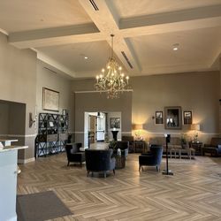 Laurel Land Funeral Home - Nice transition area between the chapel and where lunch was served.