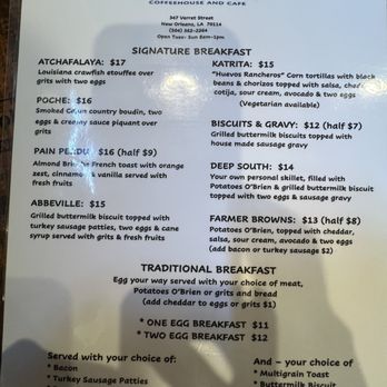 Tout De Suite Cafe - Menu - Coffee & Tea Near Me - New Orleans, Louisiana Tout De Suite Cafe - Menu - Coffee & Tea Near Me - New Orleans, Louisiana