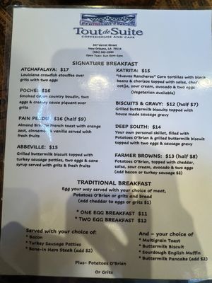 Menu photo 5 Tout De Suite Cafe New Orleans, LA Menu photo 5 Tout De Suite Cafe New Orleans, LA
