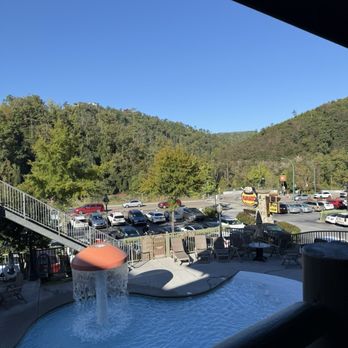 The Appy Lodge - Balcony View - Hotels Near Me - Gatlinburg, Tennessee