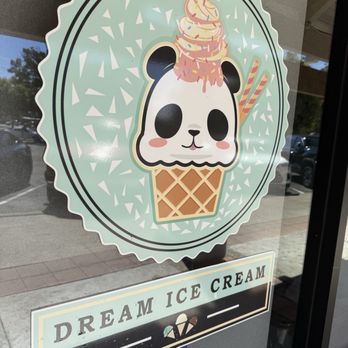 Dream Ice Cream Parlor - Decal on the main front door - Desserts Near Me - Stockton, California Dream Ice Cream Parlor - Decal on the main front door - Desserts Near Me - Stockton, California