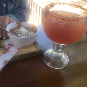 Fire Up Grill - Strawberry margarita (not blended). - Bars Near Me - Riverside, California