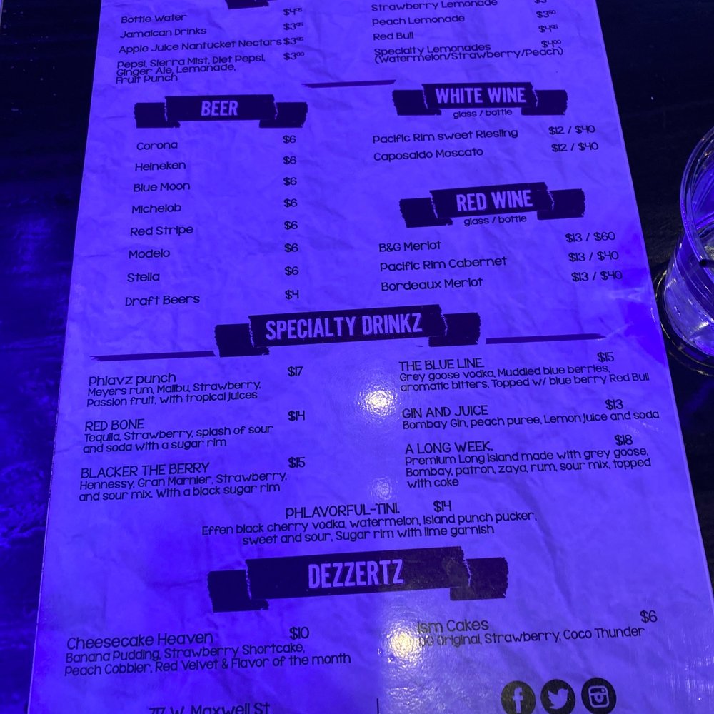 Phlavz - menu - Sports Bars Near Me - Chicago, Illinois