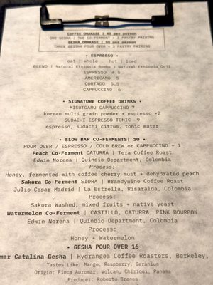 Menu photo 1 Tera New York, NY