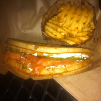 Bruxie - Salmon and Creme Cheese - Sandwiches Near Me - Orange, California