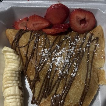Craving Crepes - Nutella Crepe add Strawberries and Bananas - Creperies Near Me - Las Vegas, Nevada Craving Crepes - Nutella Crepe add Strawberries and Bananas - Creperies Near Me - Las Vegas, Nevada