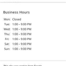 La Terraza Raspados Gourmet - Hours