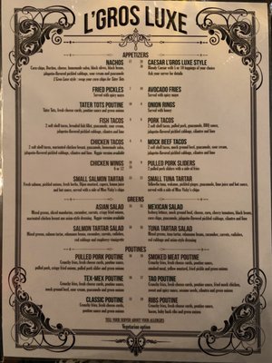 Menu photo 4 L'Gros Luxe Mile End Montreal, QC Menu photo 4 L'Gros Luxe Mile End Montreal, QC