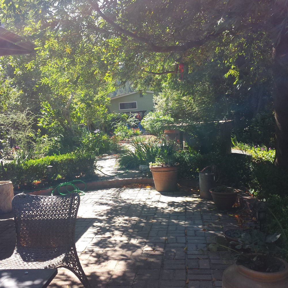 Mojo's Lair - Jacuzzi and garden area - Vacation Rentals Near Me Mojo's Lair - Jacuzzi and garden area - Vacation Rentals Near Me