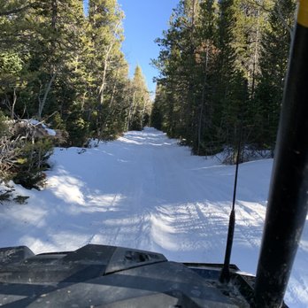 Backbone Adventures - The trail on a sunny day after a fresh snow. - ATV Rentals/Tours Near Me - Estes Park, Colorado