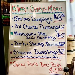 Dumpling AF - Dim + Sum Menu at the Yellow Green Farmers Market