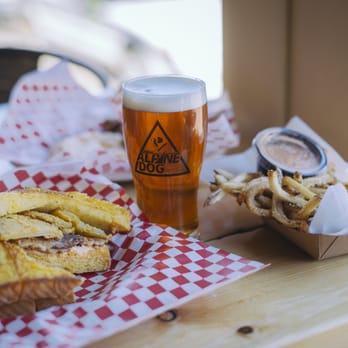 Scratch Comfort Food - french fries and a beer on a table - Food Trucks Near Me - Denver, Colorado Scratch Comfort Food - french fries and a beer on a table - Food Trucks Near Me - Denver, Colorado