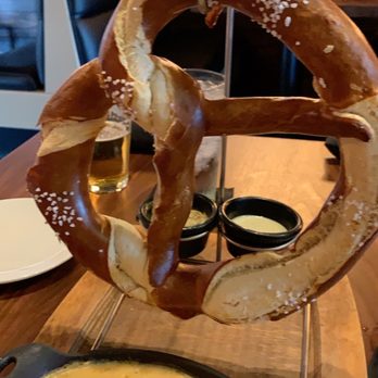 Horizon 76 - A Hanging Soft Pretzel - New American Near Me - Keller, Texas Horizon 76 - A Hanging Soft Pretzel - New American Near Me - Keller, Texas