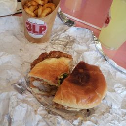 Chicken Sandwich. Ask them to half it