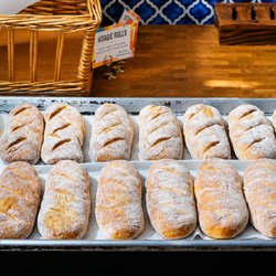 Sweet Crimes - Make it 140 characters

2:55 PM
Fresh-baked gluten-free hoagie rolls from DC's dedicated GF & wheat-free kitchen.
