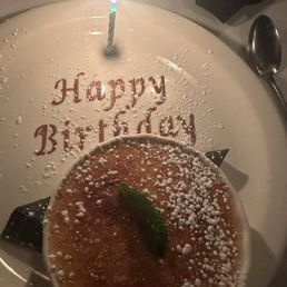 Birthday brulee