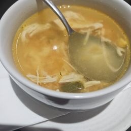 Surprisingly yummy chicken and rice soup!