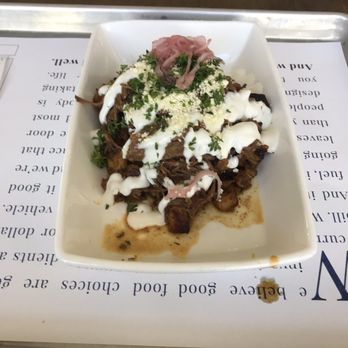 Vessel Kitchen - Hash hash. Braised beef and sweet potatoes - New American Near Me - Park City, Utah
