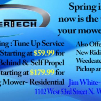 Mower Tech - Tune up service now available! Call today- (316)755-8216 - Farm Equipment Repair Near Me - Wichita, Kansas