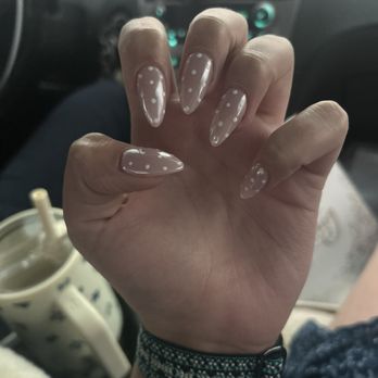 Pink + White Nail Studio - These were done for my wedding shower and I absolutely loved them! - Nail Salons Near Me - Springfield, Missouri Pink + White Nail Studio - These were done for my wedding shower and I absolutely loved them! - Nail Salons Near Me - Springfield, Missouri