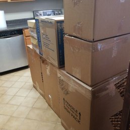 Great pack of dishes & other fragile kitchen items by Cody, James & Rick. They also did a great job w/ packing our China (not pictured).