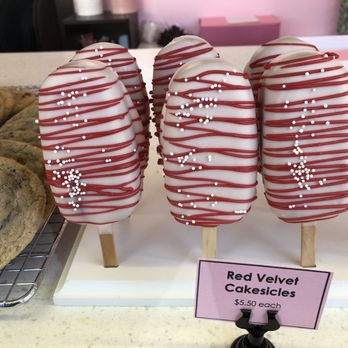 Liv For Sweets - Red velvet cakecicles - Cupcakes Near Me - Pilot Mountain, North Carolina Liv For Sweets - Red velvet cakecicles - Cupcakes Near Me - Pilot Mountain, North Carolina