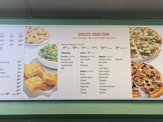 Menu photo 1 Papa Murphy's Fresno, CA