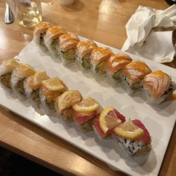 Samurai Roll (top) Amazing Roll (bottom) Samurai Roll (top) Amazing Roll (bottom)