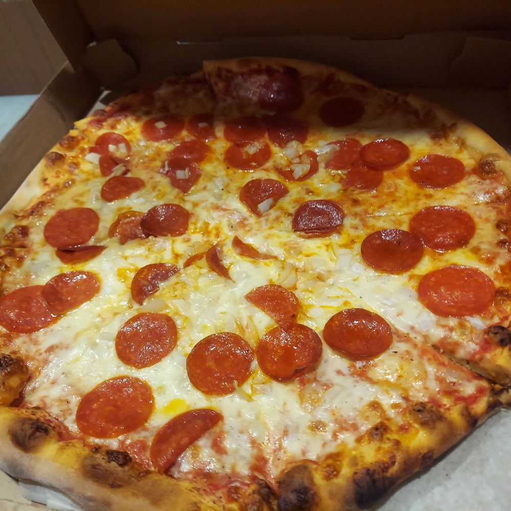 Caesar's Pizza & Subs - Pepperoni ,,& onions. - Pizza Near Me - Somerville, Massachusetts