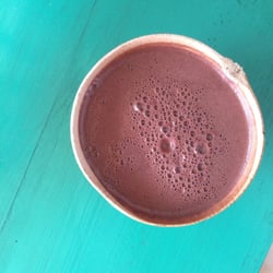 Fabrica de Chocolate Cacao - Chocolate Ancestral. Frothy, rich, delicious.