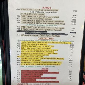 Ouzts Too - menu nov 2024 - Seafood Near Me - Crawfordville, Florida Ouzts Too - menu nov 2024 - Seafood Near Me - Crawfordville, Florida