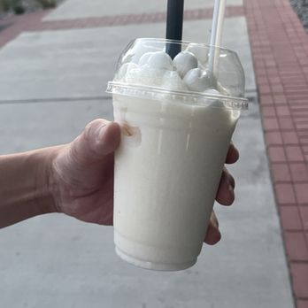 Wanyen Cafe - Young Coconut Pudding frappe - Desserts Near Me - Salt Lake City, Utah
