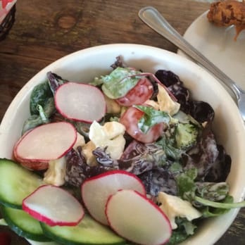 Lucy's Fried Chicken - Tossed salad. Not fried - New American Near Me - Austin, Texas Lucy's Fried Chicken - Tossed salad. Not fried - New American Near Me - Austin, Texas