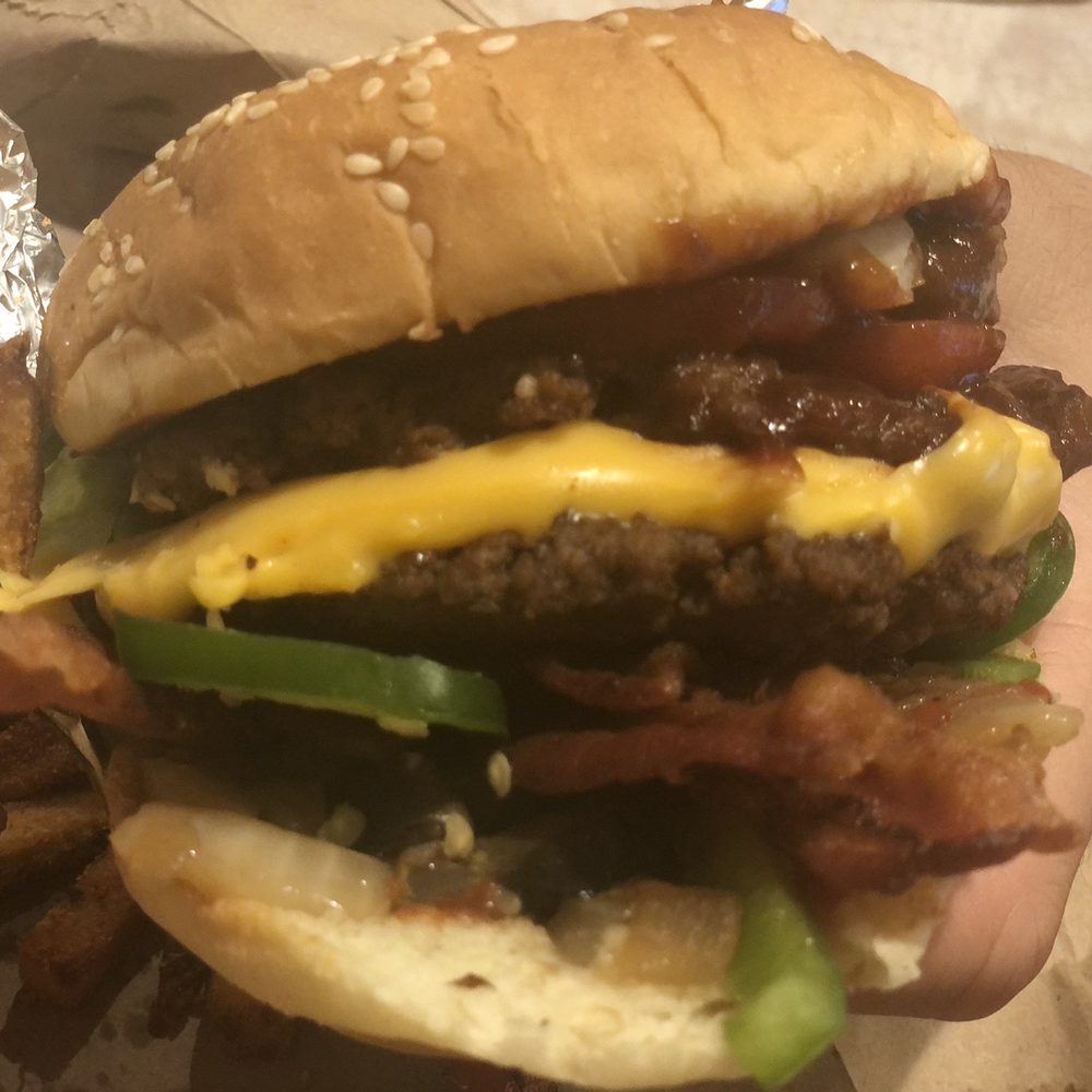 Five Guys - Bacon Cheeseburger - Burgers Near Me - Fresh Meadows, New York