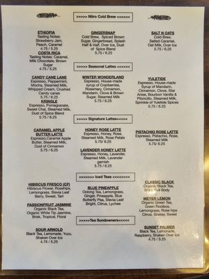 Menu photo 7 Tribe Coffeehouse Arroyo Grande, CA Menu photo 7 Tribe Coffeehouse Arroyo Grande, CA
