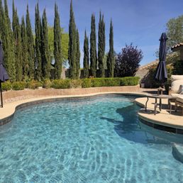 Stunning new pebble! Thank you for the custom pool color. Its exactly what I envisioned. Stunning new pebble! Thank you for the custom pool color. Its exactly what I envisioned.