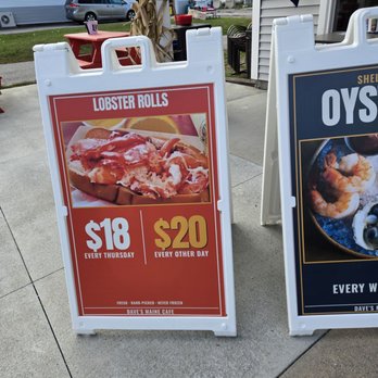 Dave’s Maine Cafe - Specials - Beer Gardens Near Me - Kittery, Maine