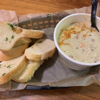 Brick West Brewing - Clam chowder w/sliced baguette - Breweries Near Me - Spokane, Washington Brick West Brewing - Clam chowder w/sliced baguette - Breweries Near Me - Spokane, Washington