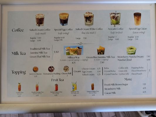 Menu photo 2 Milktea Way San Jose, CA Menu photo 2 Milktea Way San Jose, CA