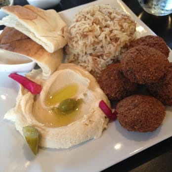 Dvine Mediterranean Experience - Brea - Falafel entrée - Mediterranean Near Me - Brea, California