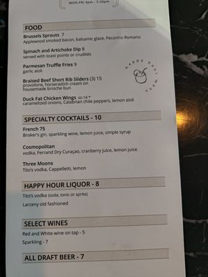 Menu photo 1 Tre Luna Bar and Kitchen Hoover, AL Menu photo 1 Tre Luna Bar and Kitchen Hoover, AL