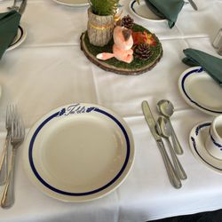 Teibel's Family Restaurant - Table setting in banquet room