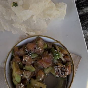 Rustic Root - Teriyaki Salmon Poke - Cocktail Bars Near Me - San Diego, California Rustic Root - Teriyaki Salmon Poke - Cocktail Bars Near Me - San Diego, California