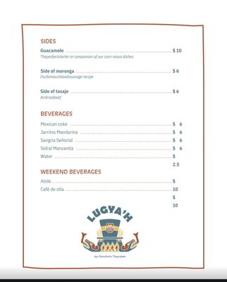 Menu photo 4 Lugya’h Los Angeles, CA