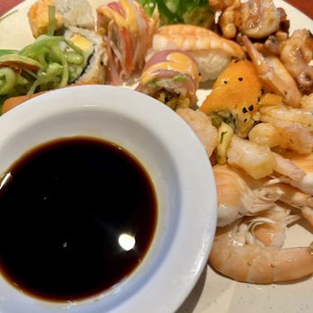 E Star - First plate of two! - Buffets Near Me - Katy, Texas