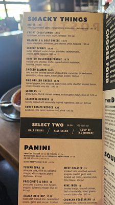 Menu photo 7 Postino Annex Tempe, AZ