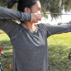 Joseph Steed's Archery and Firearms, LLC - Women excel at archery...with the proper training. Great form.